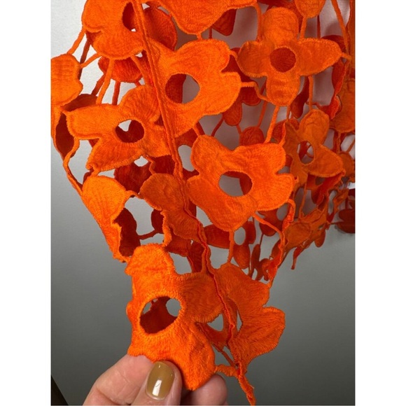 Maeve Orange Floral Cutout Camisole Top - Picture 10 of 13